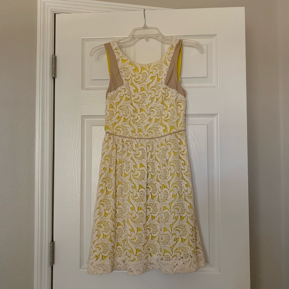 White & yellow Greylin dress